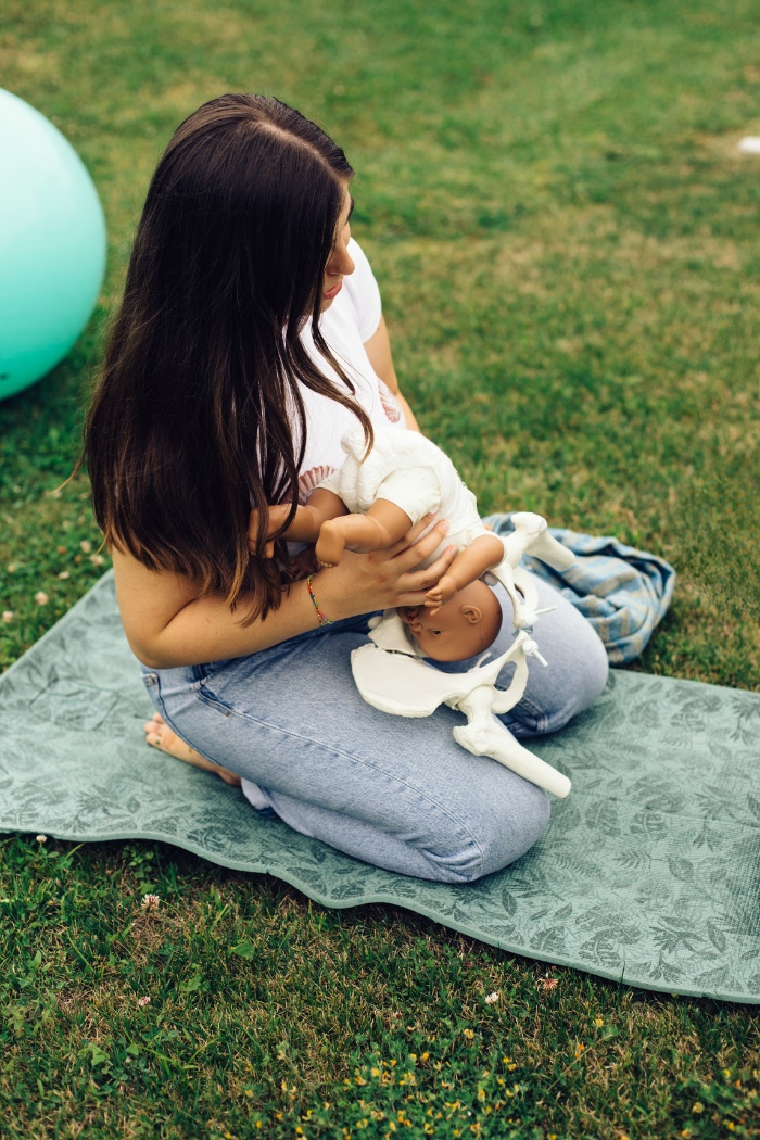 bebé de nalgas Parteando